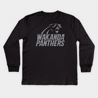 Wakanda Panthers Kids Long Sleeve T-Shirt